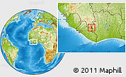 Physical Location Map of Gbehlay