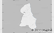 Gray Map of Gbehlay, single color outside