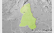 Physical Map of Gbehlay, desaturated