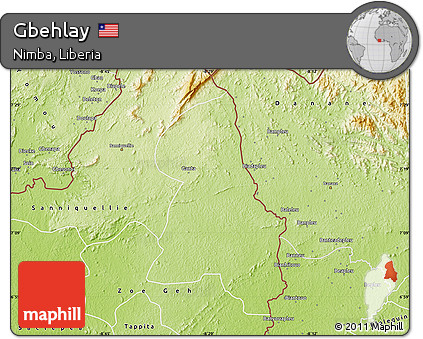 Physical Map of Gbehlay