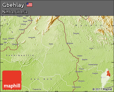 Physical Map of Gbehlay