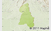 Physical Map of Gbehlay, lighten