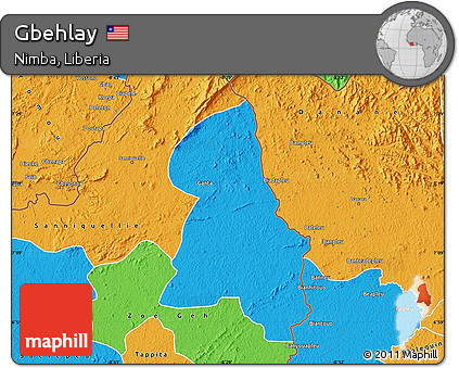 Political Map of Gbehlay