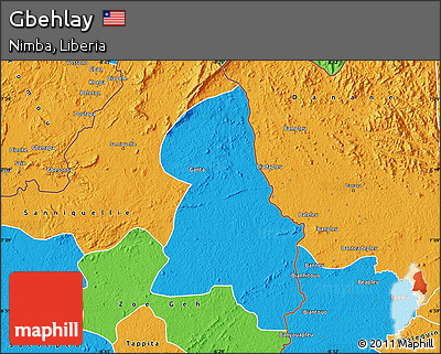 Political Map of Gbehlay