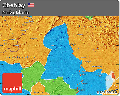 Political Map of Gbehlay