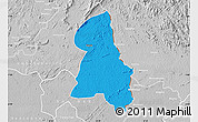 Political Map of Gbehlay, lighten, desaturated