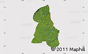 Satellite Map of Gbehlay, cropped outside