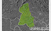 Satellite Map of Gbehlay, desaturated