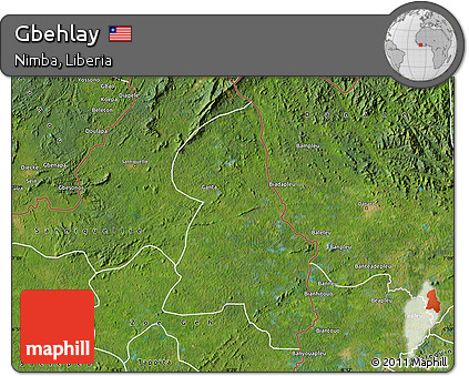 Satellite Map of Gbehlay