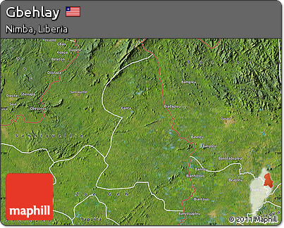 Satellite Map of Gbehlay