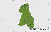 Satellite Map of Gbehlay, single color outside