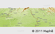 Physical Panoramic Map of Gbehlay