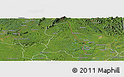 Satellite Panoramic Map of Gbehlay