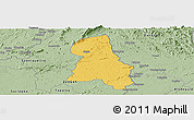 Savanna Style Panoramic Map of Gbehlay