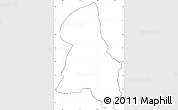 Blank Simple Map of Gbehlay, cropped outside, no labels