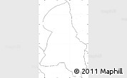Blank Simple Map of Gbehlay, no labels