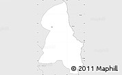 Silver Style Simple Map of Gbehlay