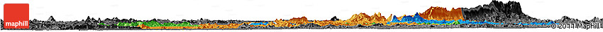 Political Horizon Map of Nimba, darken, desaturated
