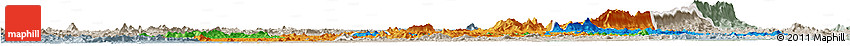 Political Horizon Map of Nimba, lighten, semi-desaturated