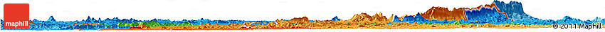 Political Horizon Map of Nimba, political shades outside