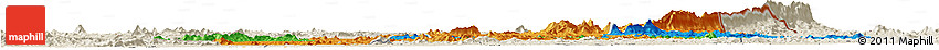 Political Horizon Map of Nimba, shaded relief outside