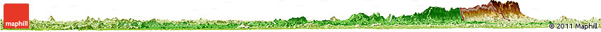 Political Shades Horizon Map of Nimba, physical outside