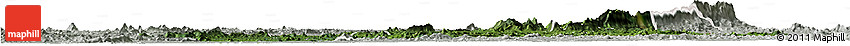 Satellite Horizon Map of Nimba, lighten, semi-desaturated