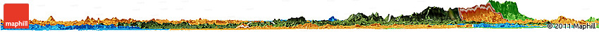 Satellite Horizon Map of Nimba, political outside