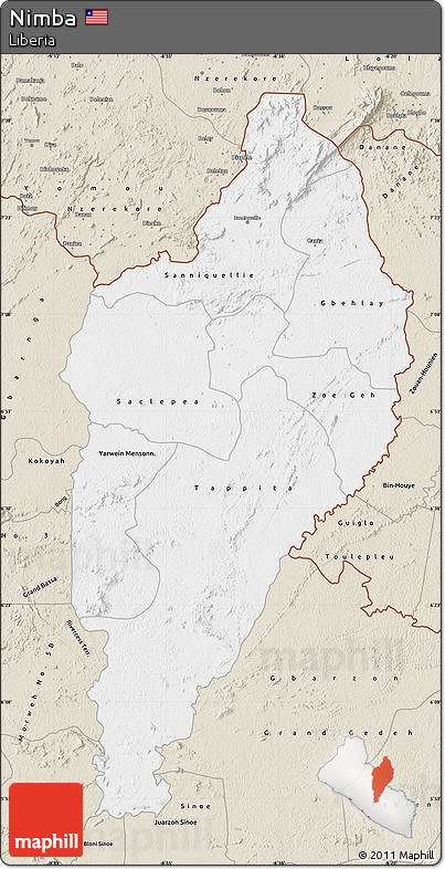 Classic Style Map of Nimba