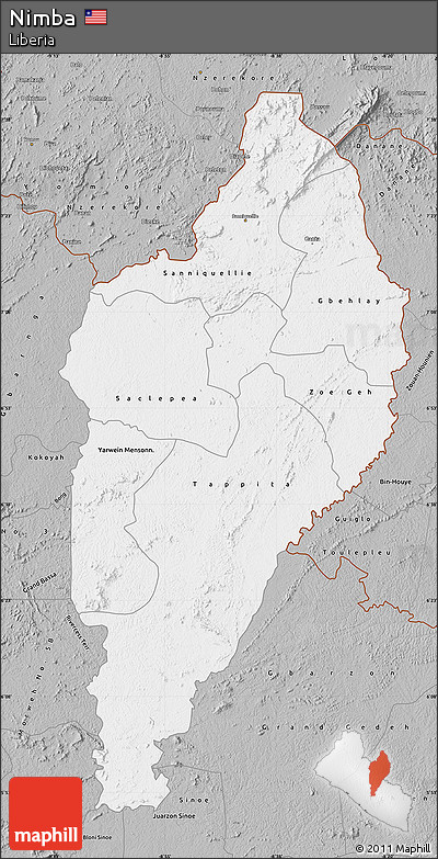 Gray Map of Nimba