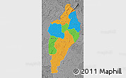 Political Map of Nimba, desaturated