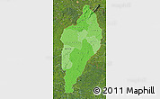 Political Shades Map of Nimba, satellite outside
