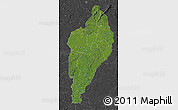 Satellite Map of Nimba, darken, desaturated