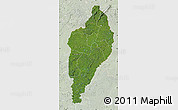 Satellite Map of Nimba, lighten
