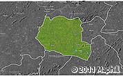 Satellite 3D Map of Saclepea, desaturated