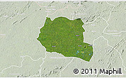 Satellite 3D Map of Saclepea, lighten