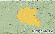 Savanna Style 3D Map of Saclepea