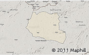 Shaded Relief 3D Map of Saclepea, semi-desaturated