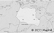Silver Style 3D Map of Saclepea