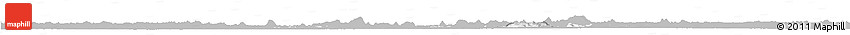 Gray Horizon Map of Saclepea, single color outside