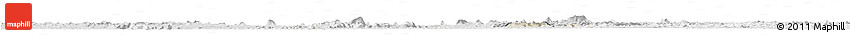 Shaded Relief Horizon Map of Saclepea, lighten, desaturated
