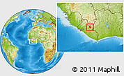 Physical Location Map of Saclepea