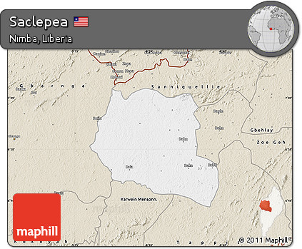 Classic Style Map of Saclepea