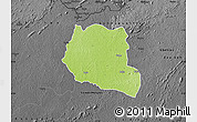 Physical Map of Saclepea, darken, desaturated