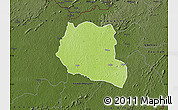 Physical Map of Saclepea, darken
