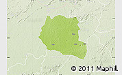 Physical Map of Saclepea, lighten
