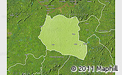 Physical Map of Saclepea, satellite outside