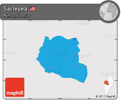 Political Map of Saclepea, cropped outside