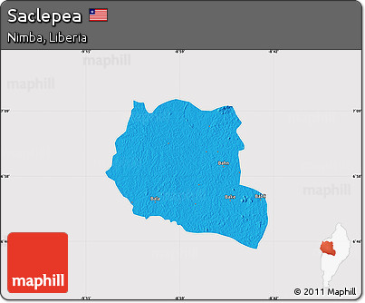 Political Map of Saclepea, cropped outside