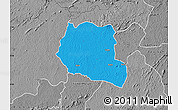 Political Map of Saclepea, desaturated